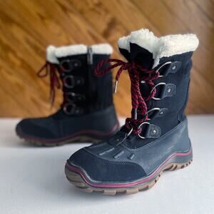 PAJAR Canada Alina Faux Fur Lace Up Waterproof Boots